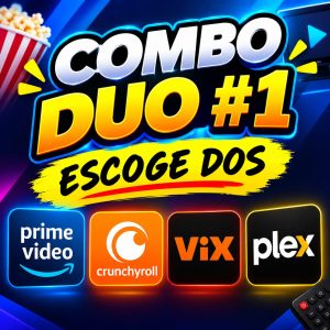 COMBO DUO #1 PRIME VIDEO Y (CRUNCHYROLL O VIX O PLEX )