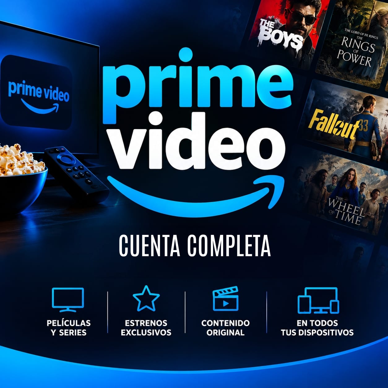 CUENTA COMPLETA PRIME VIDEO