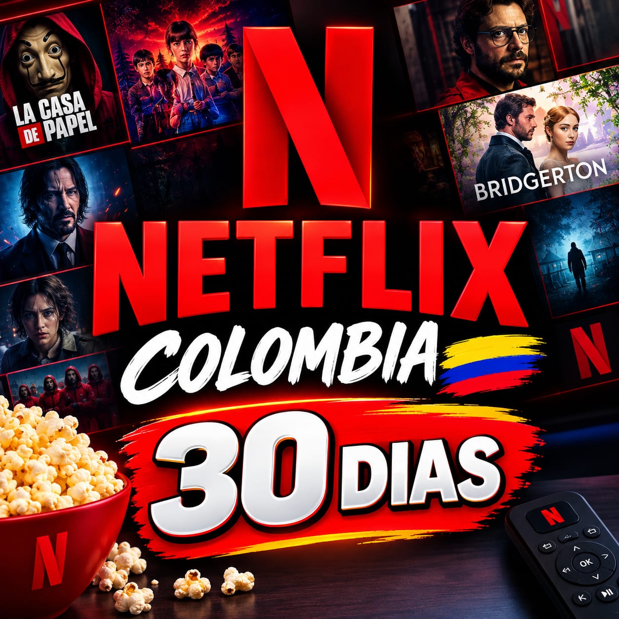 NETFLIX COLOMBIA 30 DIAS
