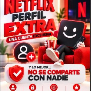 NETFLIX VIP 1 PANTALLA (SOLO COLOMBIA)