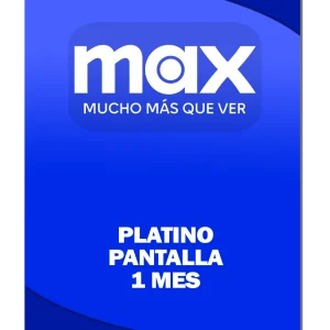 MAX O HBO MAX 1 PANTALLA (27 A 30 DIAS)