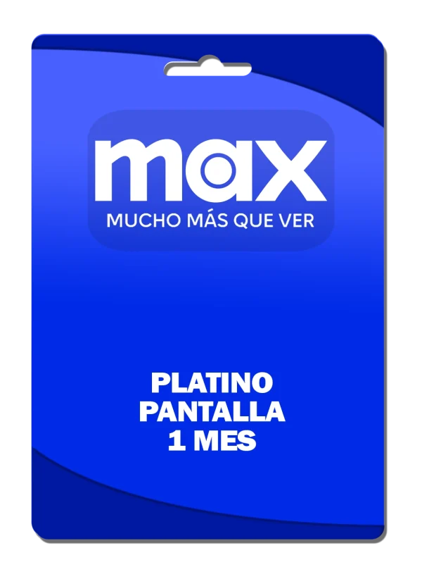 MAX O HBO MAX 1 PANTALLA (27 A 30 DIAS)