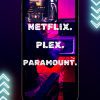 COMBO 2 /  1 PANTALLA DE NETFLIX - PLEX - PARAMOUNT