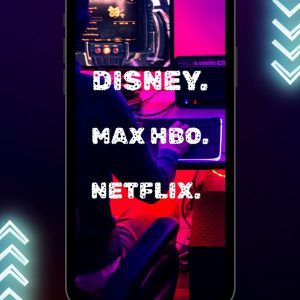 COMBO 8 PLUS / 1 PANTALLA DE DISNEY - NETFLIX - MAX